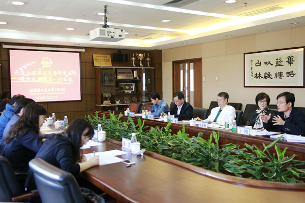 大连理工大学研究生院副院长张吉礼一行来访校区
